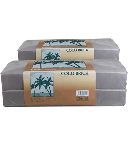 coco（4本セット） Amazon.com : Canna Coco Brick 40L Expandable Natural Plant Medium