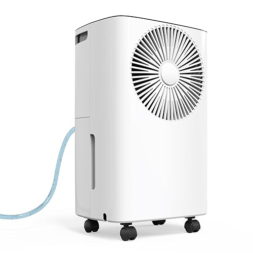CONOPUPlus 12L/Day Dehumidifier, Auto Humidity Control, 24H Timer & Clothes Drying Mode, Energy-Efficient Dehumidifiers for Home, Ideal for Apartments, Basements, Laundry Rooms