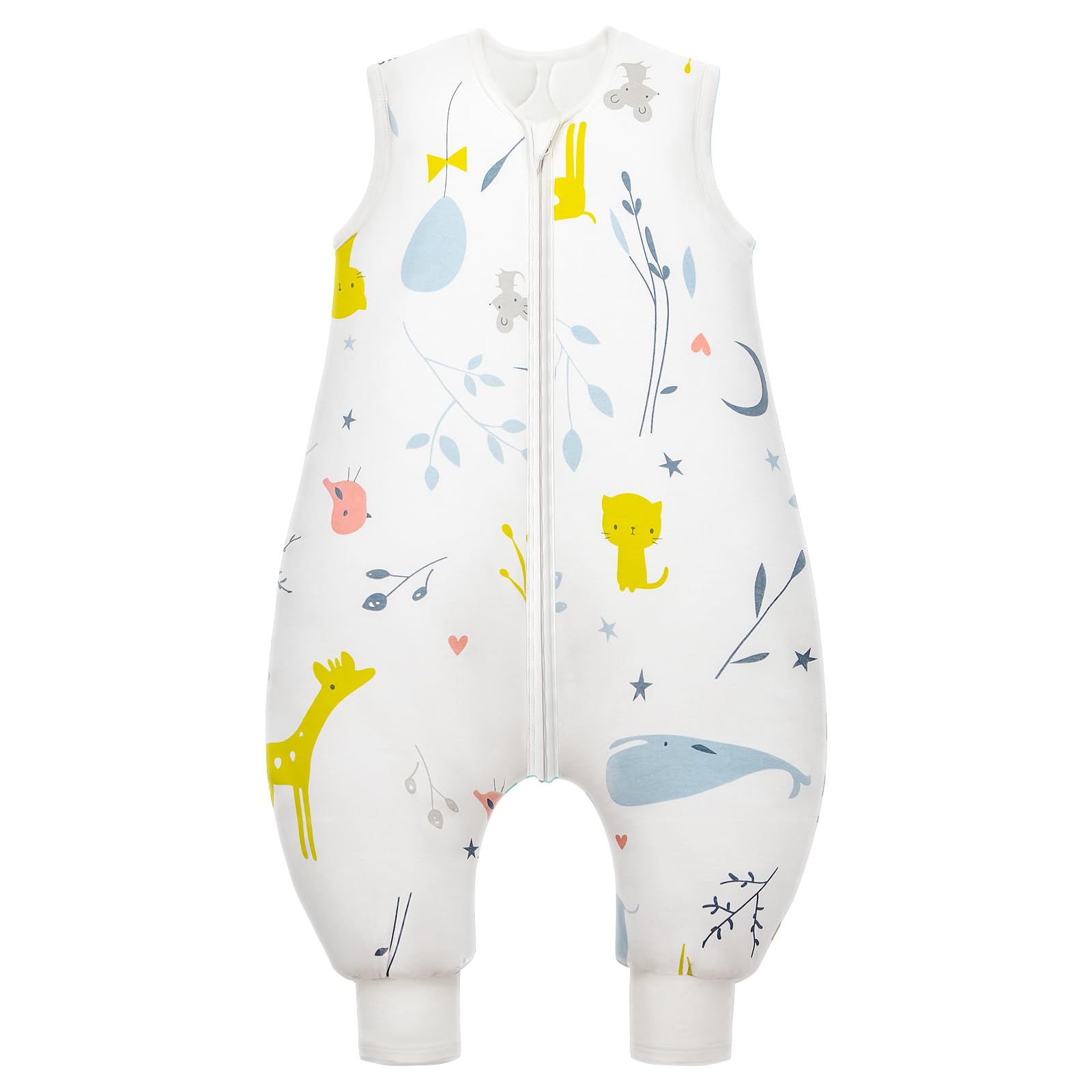 Mosebears 2.5 Tog Baby Sleeping Bag 18-36 Months Children's Cotton Sleep Sack Various Sizes Autumn Winter Baby Wearable Blanket With Feet.