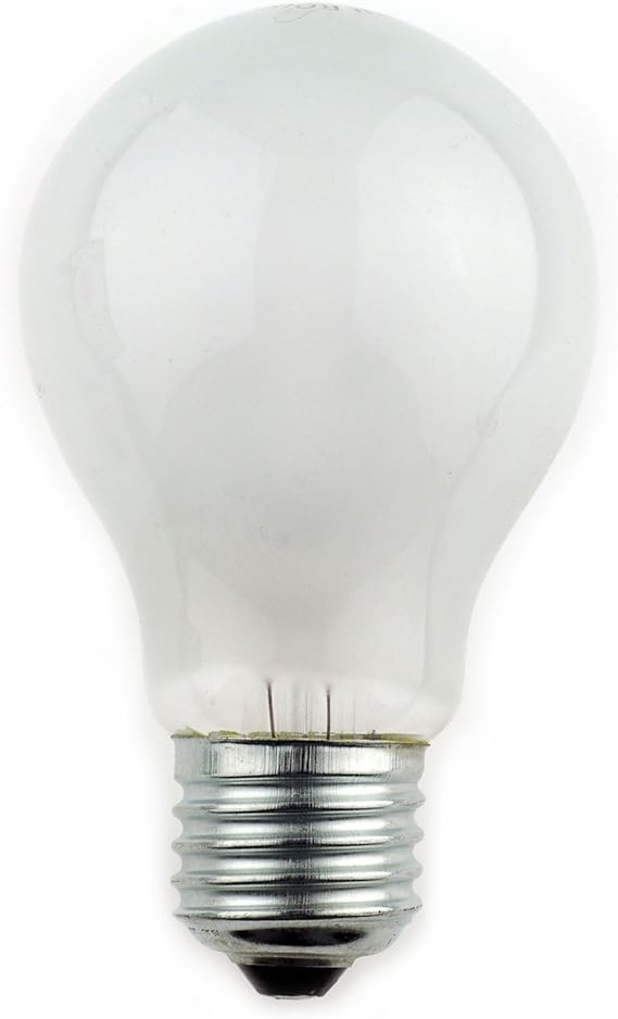 10 X 60 WATT EDISON SCREW E27 PEARL LIGHT BULBS ROUGH SERVICE LAMPS