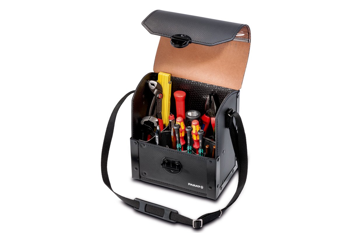 PARAT 30000581 TopLine Tool Bag with Partition Black Amazon.co.uk