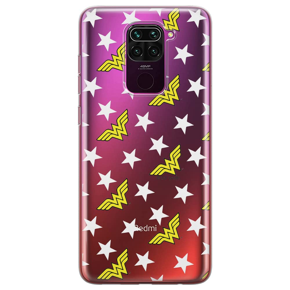 ERT GROUP mobile phone case for Xiaomi REDMI NOTE 9 original and officially Licensed DC pattern Wonder Woman 007 optimally adapted to the shape of the mobile phone, partially transparent — image 1