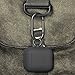 elago Silicone Case with Keychain Compatible with Apple AirPods Case 1 & 2, Front LED Visible, Supports Wireless Charging, Protective Silicone [Dark Grey]