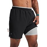 Fabletics Men's The Fundamental Short II (Lined), Workout, Running, Training, Gym, Yoga, Ultra Lightweight