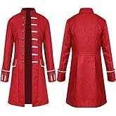 Apocrypha Mens Vintage Tailcoat Jacket Goth Long Steampunk Victorian Frock Coat