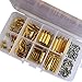 M3 Hex Male Female Brass Spacers Standoffs Screws Nuts Assortment Kit,120 Pcs M3 Hexagon Threaded Pillar,Hexagonal PCB Motherboard Spacer Bolt Screw Nut Assortment Kit Mounting for PCB,Circuit Board