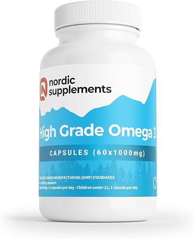 Nordic Supplements High Strength Omega 3 1000 mg 60 Capsules