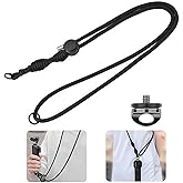 Puskaft Nylon Crossbody Neck Strap for DJI OSMO Pocket 3/Action 5 Pro/Action 4/Action 3/INSTA360 X5 X4 X3 X2/GO 3S/GO 3/for Gopro Series/Ace Pro 2/Ace Pro, Adjustable Camera Sling Lanyard Accessories