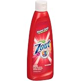 Zout Laundry Stain Remover, Triple Enzyme Formula for Blood, Tomato Sauce, &amp; Oil Stains, Made in USA, 12 Ounce Squeeze Bottle with Flip Top Cap (Pack of 3)