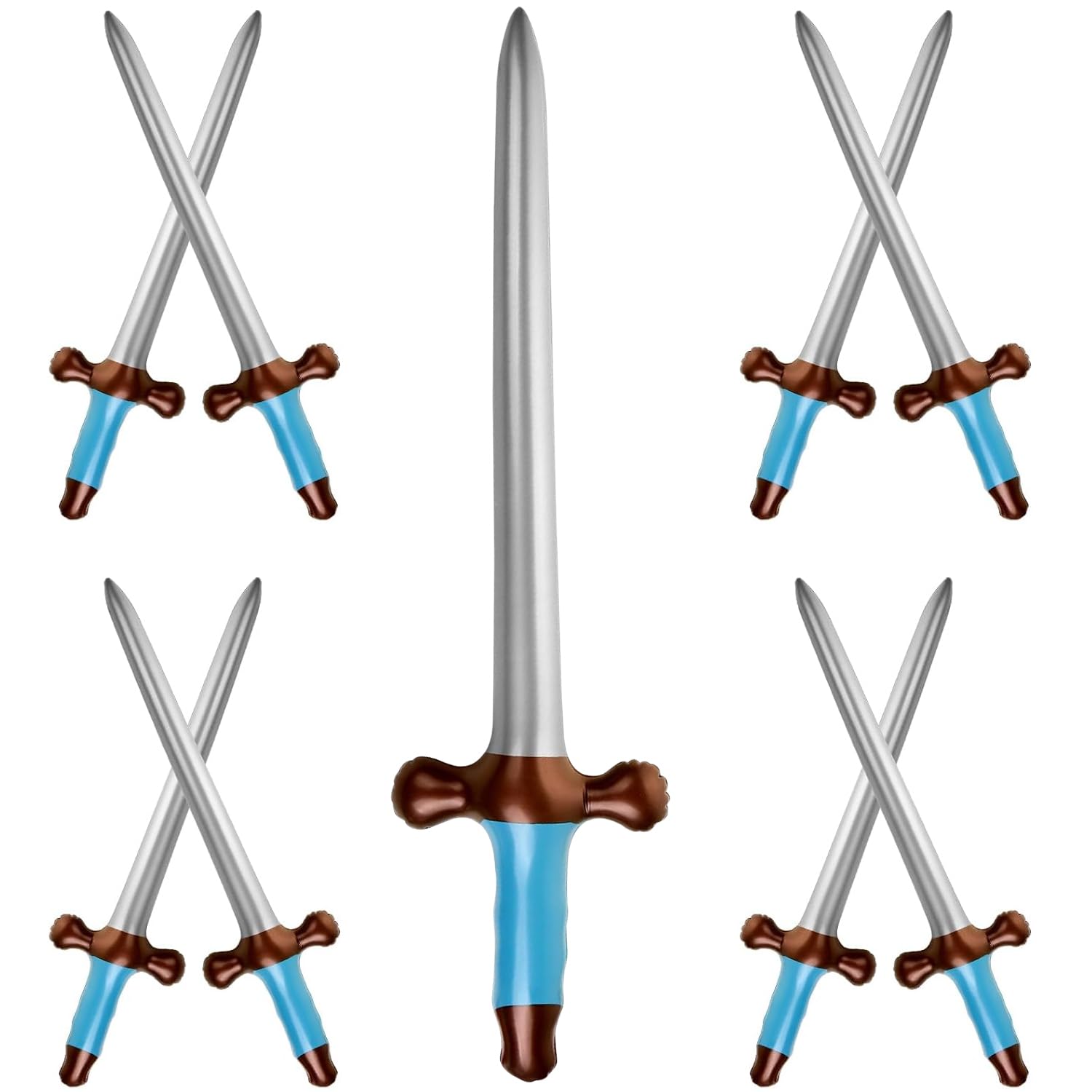Inflatable Dagger 9 Pcs Inflatable Swords Inflatable Pirates Sword Pirate Party Favors ...