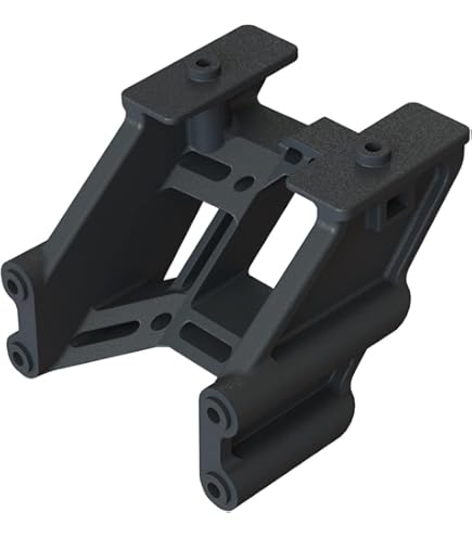 Alerón Trasero De Fibra De Carbono Para Arrma 1/8 Typhon 6s BLX, Ajustable En Rojo, Ligero Y Resistente A Impactos