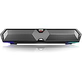 Edifier MG300 Computer Sound Bar: Loud Speakers with Deep Bass - Switch RGB Built-in Microphone for Gaming Speakers Wireless Bluetooth 5.3 & USB Adapter PC Sound Bar for Desktop