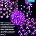 ANNT Christmas Light, String Lights, Outdoor Lights, Indoor Lights, Solar Decorative Lights (Purple)