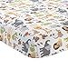 Lambs & Ivy Two of A Kind Noah's Ark Animals 4 Piece Crib Bedding Set, Blue/Gray