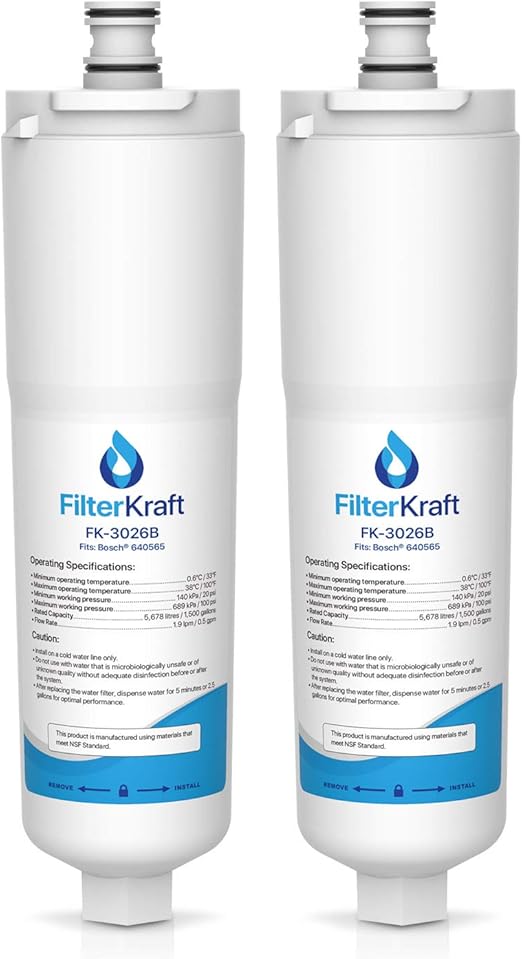 FilterKraft FK3026B Compatible Fridge Freezer Water Filter Cartridge