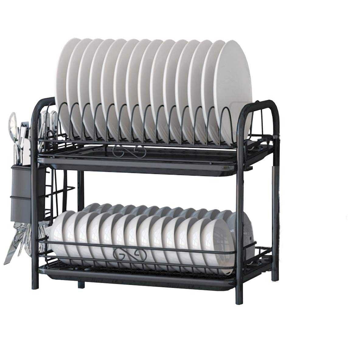 Buy Dish Drying Rack 2Tier Chrome Plating Dish Rack Stainless Steel
