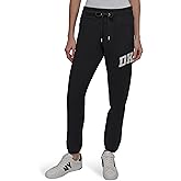 DKNY Womens Drawstring Fleece Jogger Sweatpant