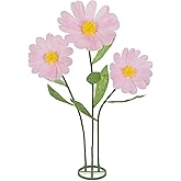 DIRUNEN Giant Flowers for Decoration,Large Daisy Flowers Artificial,Big Paper Flower for Wedding,Birthday Party,Garden,Office,Home,Shop Window Display(Pink)