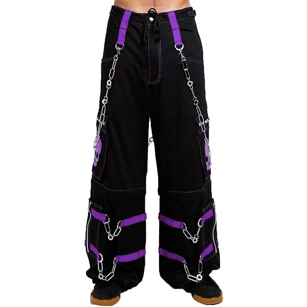 Amazon.com: Tripp NYC Metallic Biotech Pants [Black/Silver