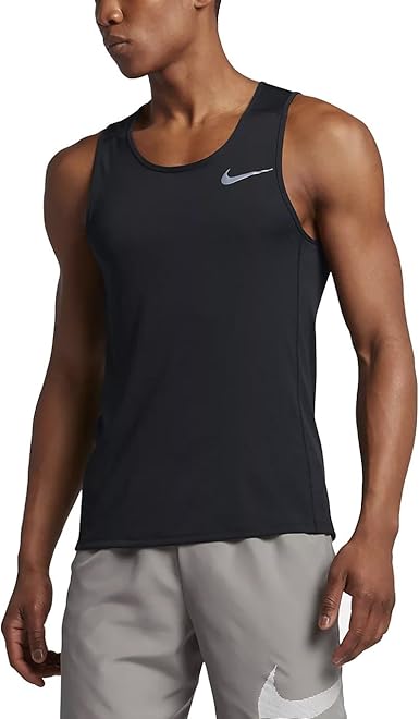 NIKE M Nk Miler - Camiseta de Tirantes Hombre: Amazon.es: Ropa y accesorios