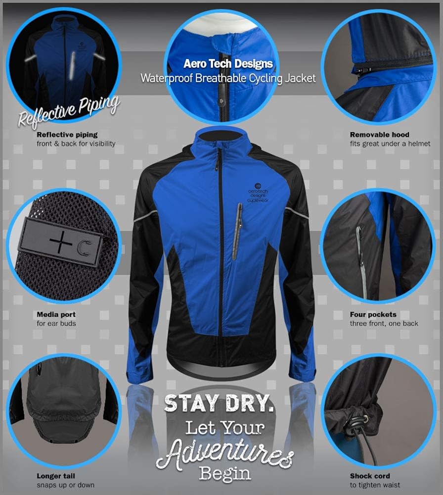 4xl waterproof cycling jacket