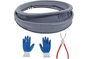 LUOJIEDEJINBIAO MDS47123619 Washer Door Gasket Replacement for Lg Front Load Washer Door Gasket Boot Seal WM3270CW/00, WM3670HWA, WM3080CW/00, WM3670HVA/01, WM3700HWA/00 Replaces AP6236842, AGF75223080