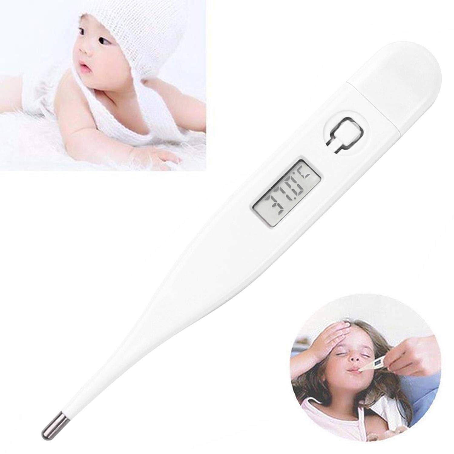 Kaimu Baby Digital LCD Thermometer Medical Child Adult Oral Temperature Measurement Thermometers
