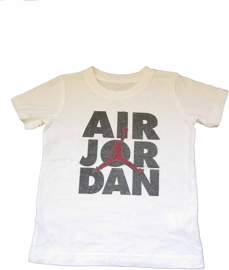 Little Boys Air Jordan Crew Neck Tee (4, White (850834