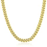 Rapper Gold Plated Chain Necklace 20inch 6MM Neck