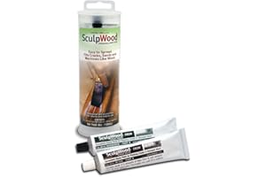 SYSTEMTHREE System Three SculpWood Paste Wood Epoxy Filler, 4 oz, Brown