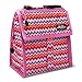 Pacific Breeze Foldable Lunch Bag (Pink ZigZag)