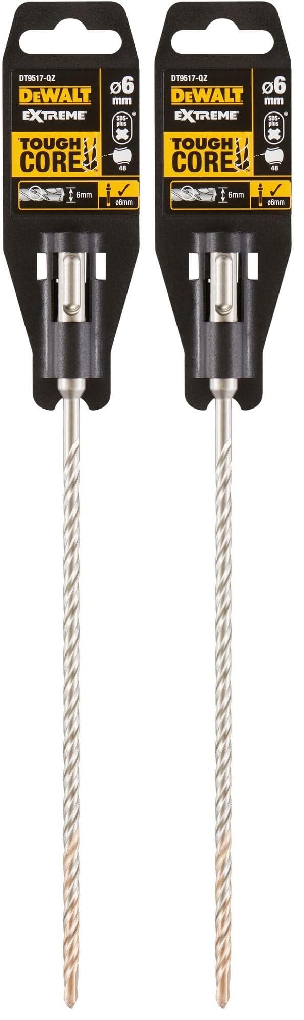 DeWalt DT9517QZ 6 x 260mm Extreme 2 SDS-Plus Drill Bit (Pack of 2)