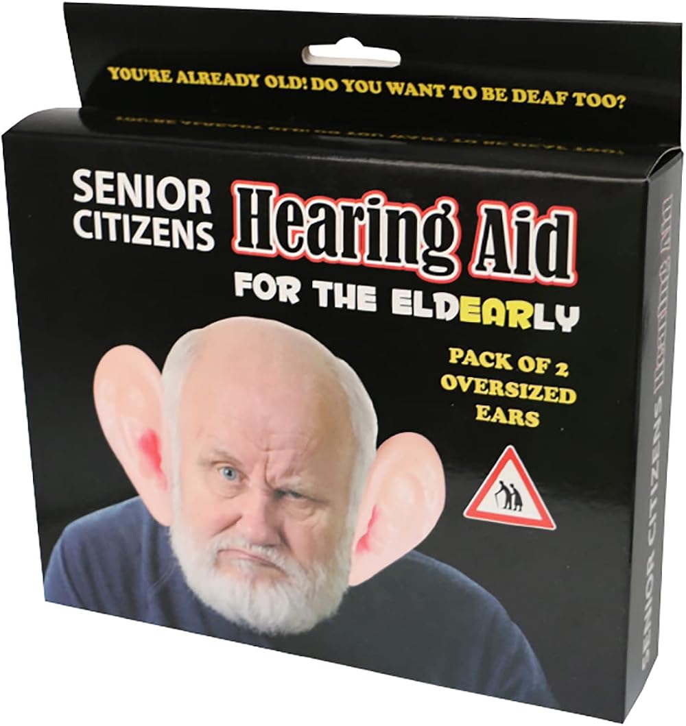 Diabolical Hearing Aid Big Ears Over The Hill Joke