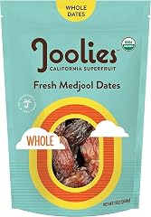 Joolies Organic Whole Medjool Dates | 12 Ounce Pouch | Fresh California Grown Fruit | Vegan, Gluten-Free, Paleo, No Sugar Add