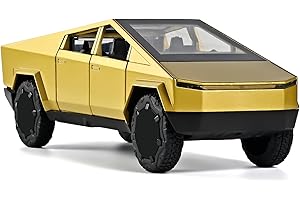 OANMYJJO Trucks for Kids Toy Pickup Truck 1/32 Metal Toy Truck,Big Trucks for Toddlers 3-5,Die Cast Metal Model Truck,Pull Back Cars Toys with Light and Sound,Toy Trucks for Boys Age 4-7（Gold）