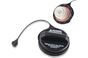 YzusGomumu GS3L42250B Fuel Tank Cap Compatible With 2009-2015 Mazda 3 6 CX-7 CX-9 Black Fuel Cap Filler Cover Lid Replaces GS