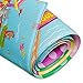 Baby Care Play Mat (Medium, Playful - Zoo Town) 73’’ x 49’’ Original One-Piece Reversible Rollable Waterproof Play Mat for Infants, Babies, Toddler, and Kids