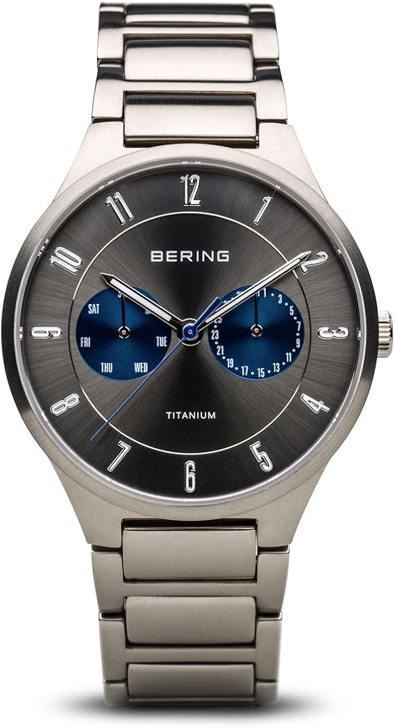 Amazon Bering メンズ チタンコレクションウォッチ チタンバンド Time 777 傷つきにくいサファイアガラス デンマークで設計 メンズ腕時計 腕時計 通販