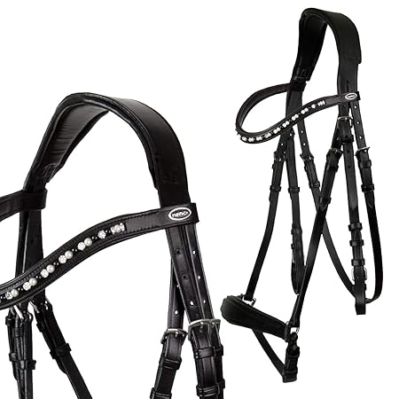 Heinick-Reitsport Comfort Trense hannoveranisch Schwarz ~ Lugano ~ WB VB