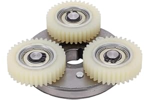 Electric Gears, High Torque 36T Nylon Gears and 70mm Clutch Kit for 250W-350W Mid Drive Motor Accessories, Gear Clutch Kit fo