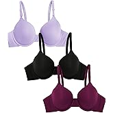 Fruit of The Loom Womens Smooth Cotton T-Shirt Bra - Ultra-Soft, Flexible, and Invisible Under Tees