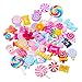 BBTO 100 Pieces Slime Charms Mixed Fruits and Sweets Slime Beads for DIY Crafts Accessories Scrapbooking