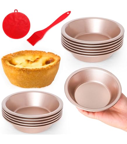 4 adet küçük pasta tava gevşek alt yivli yuvarlak Quiche Pan fırın pişirme karbo