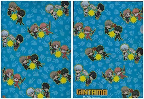 Gintama Clear File C pattern rock-paper-scissors and blue (silver at the time & Takasugi & Okita & Hijikata & Kamui & Kagura)