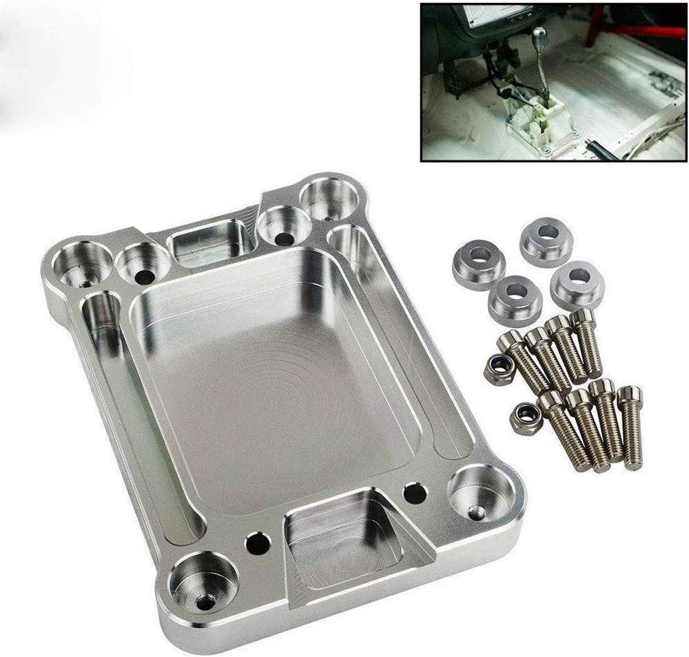 TASAN RACING Shifter Box Plate Adapter for K Swap Fits Honda Civic Integra K20 K24