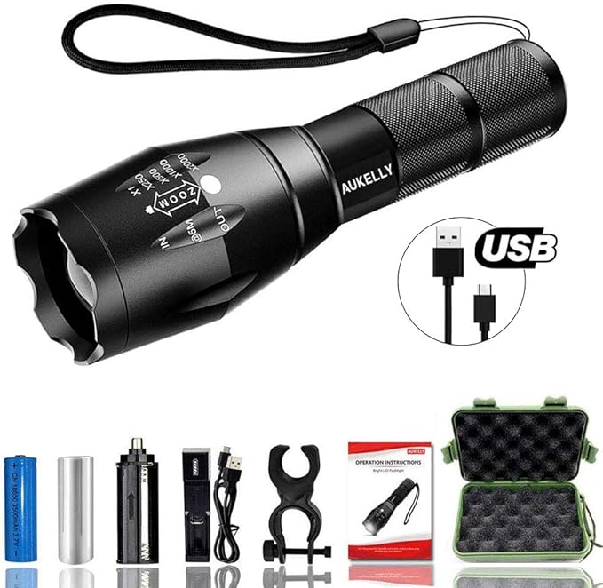 Lampe de poche rechargeable 1.000 lumens