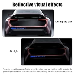Kewucn 14 PCS Reflective Car Decal