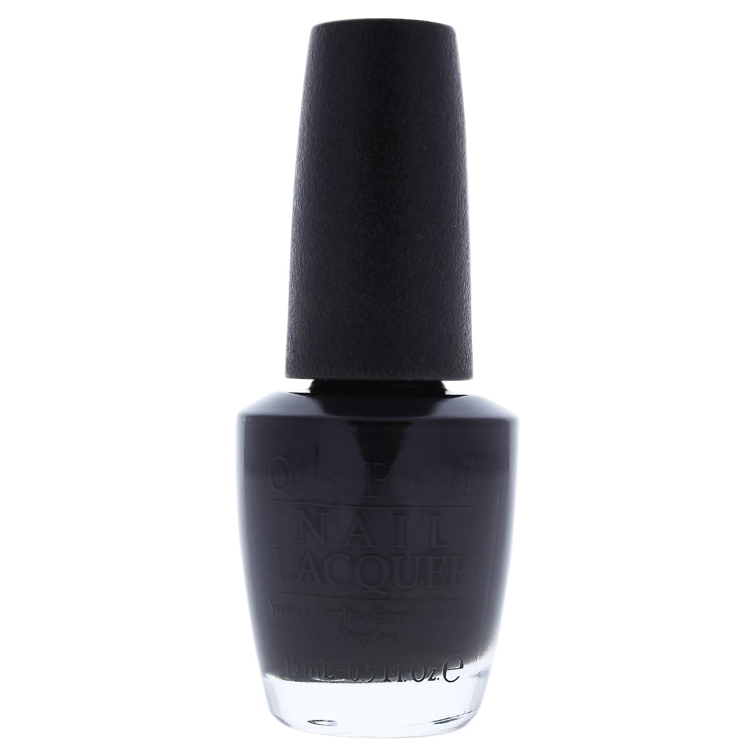 OPI Nail Polish, Nail Lacquer, Black Onyx, Black Nail Polish, 0.5 Fl Oz: Premium Beauty