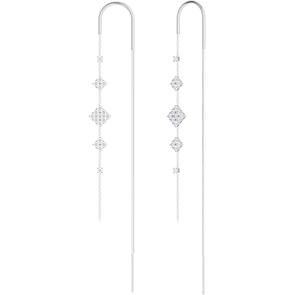 Amazon.com: HZJCC Asymmetric Cross drop earring for women men