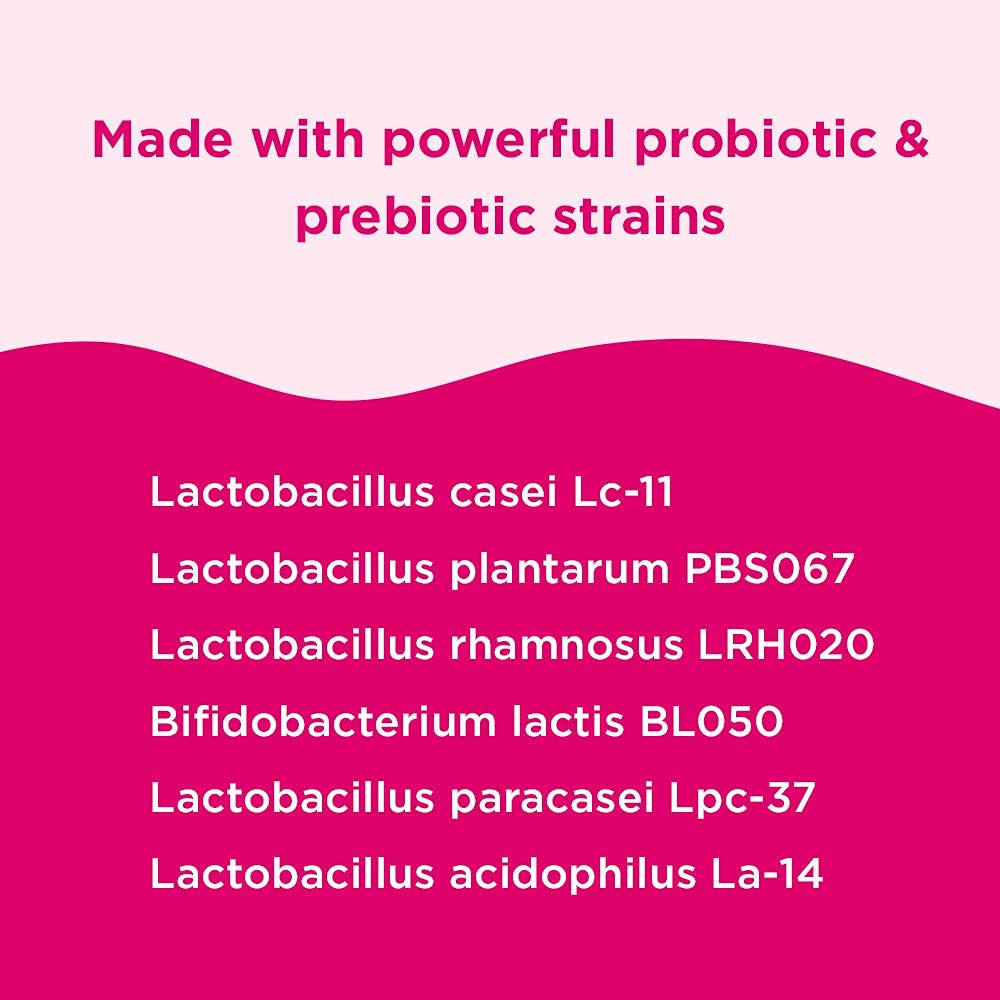 Omax Health Prebiotics and Probiotics Complex for Women, pH Balance, Vag Health, Urinary Tract, Yeast & BV Prevention, Lactobacillus & Bifidobacterium | Vegan, Organic, Gluten Free | 30 Vege-Capsules
